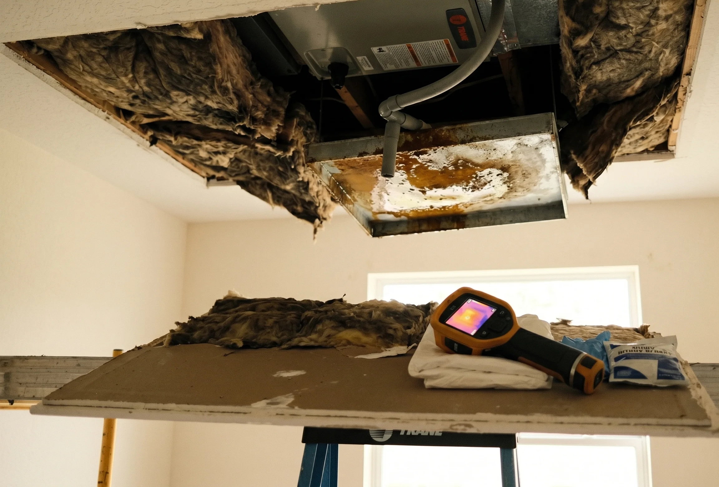 AC / HVAC Leak Water Damage — Marion, Sumter & Lake Counties