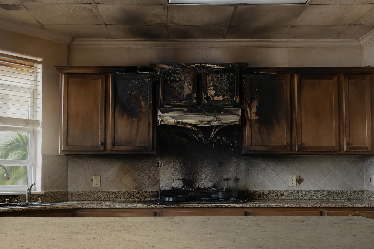 Kitchen Fire Damage Restoration — Marion, Sumter & Lake Counties
