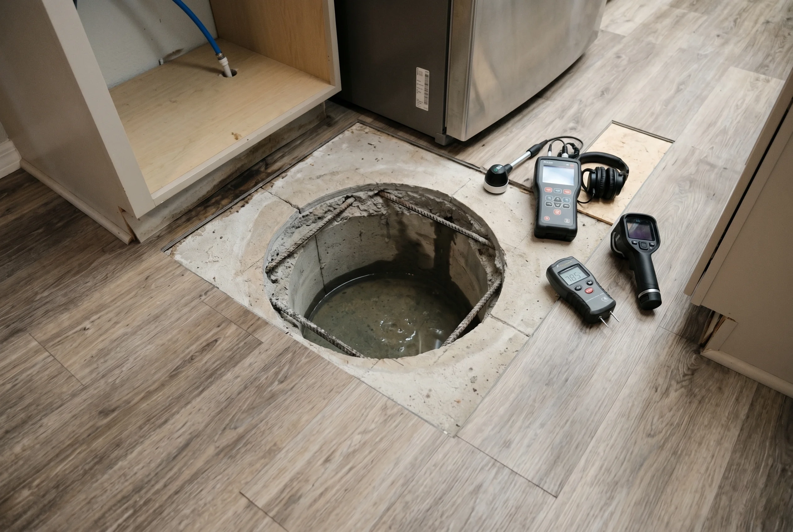 Slab Leak Detection & Water Damage — Marion, Sumter & Lake Counties